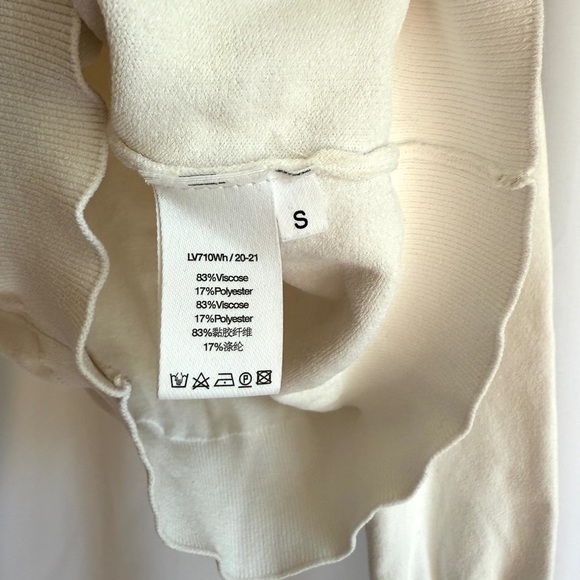 Louis Vuitton UNIFORMS White Sweatshirt - Chain Detail - Size S - Picture 3 of 9